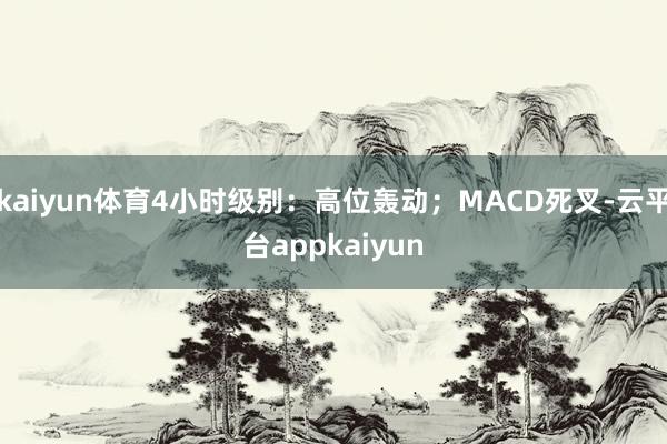 kaiyun体育4小时级别:高位轰动;MACD死叉-云平台appkaiyun