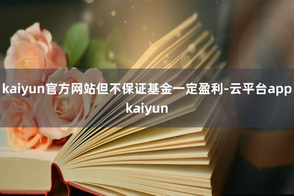 kaiyun官方网站但不保证基金一定盈利-云平台appkaiyun